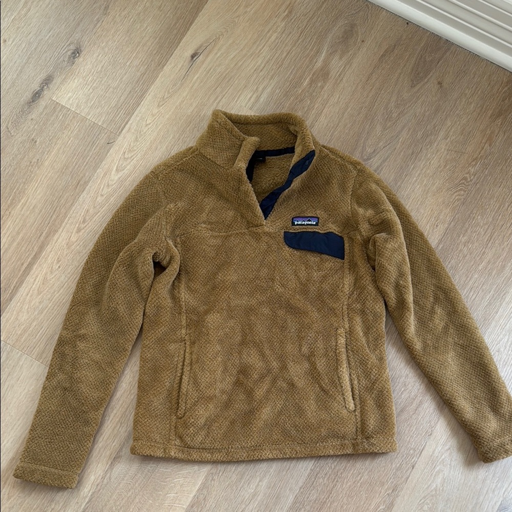 Patagonia Brown Snap T Fleece Pullover